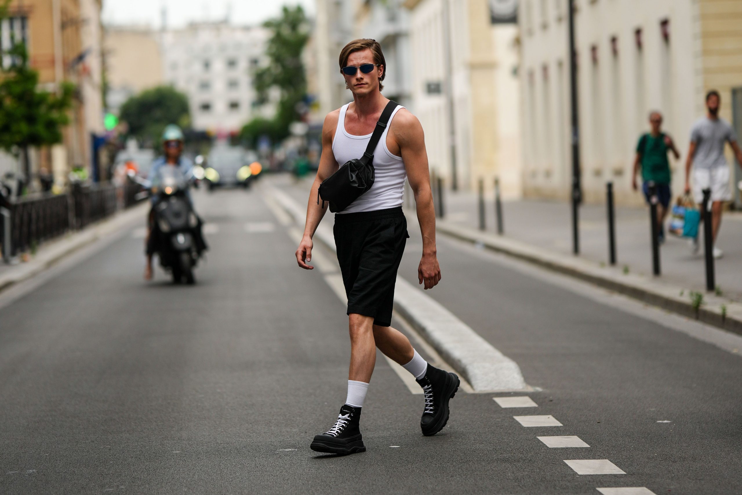 De bermudas y mangas cortas