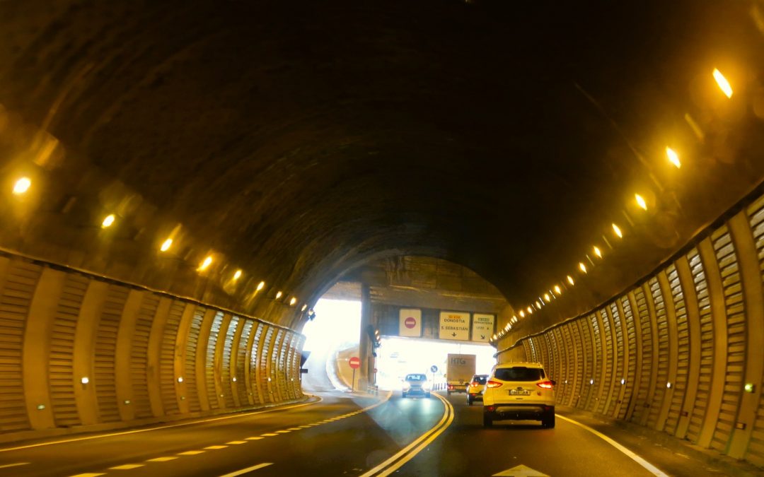 Irún-San Sebastián con aguanieve